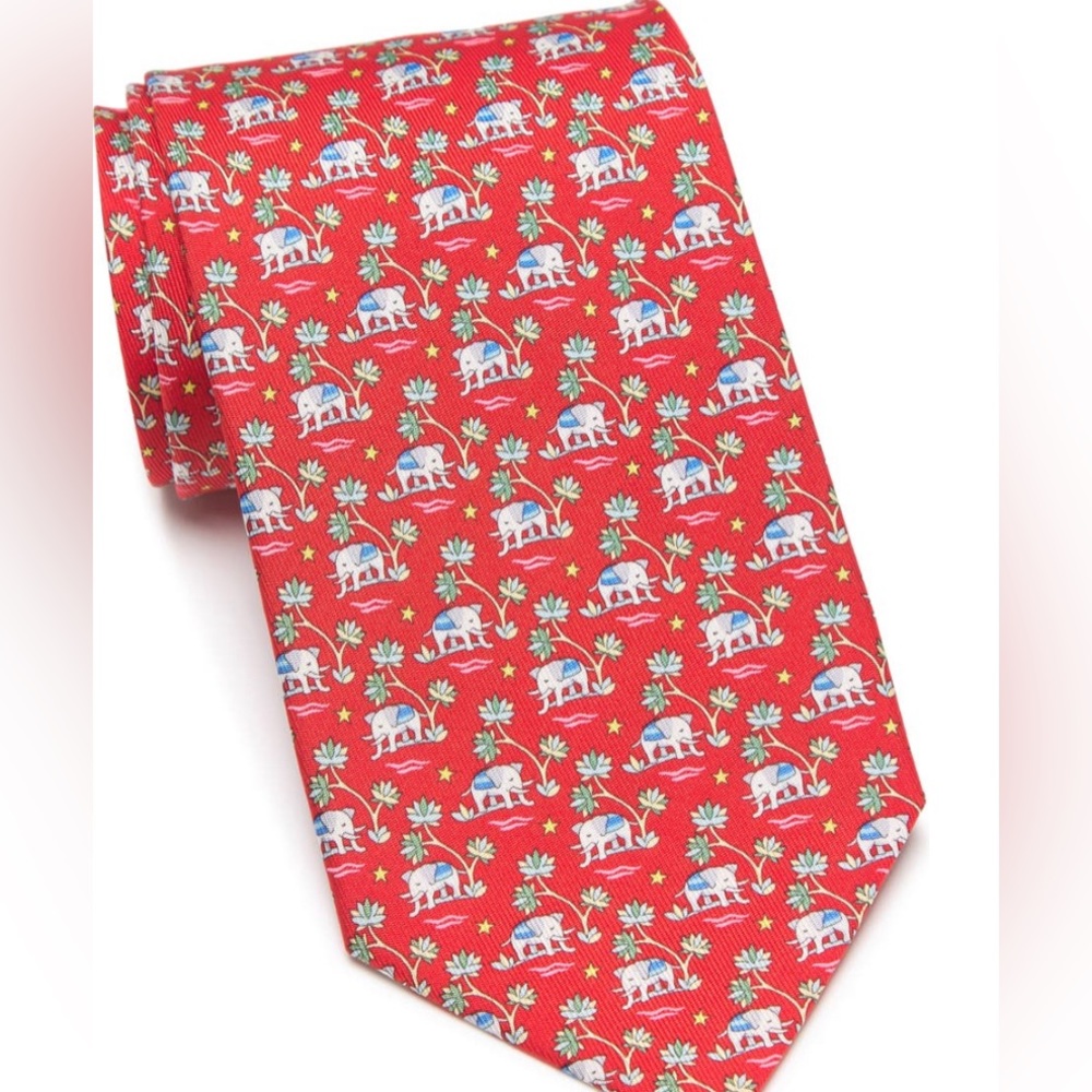 Men’s ferragamo silk tie